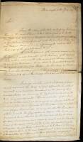 Autograph document signed regarding the controversial Symmes Purchase in the Ohio Valley, dated Philadelphia, July 11, 1797