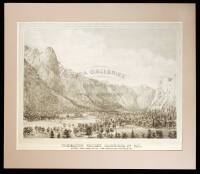 Yosemite Valley, Mariposa Co. Cal. Altitude 4000 ft. above the Sea. View Looking West from Indian Trail