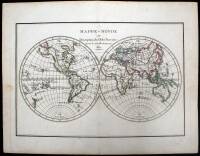 Mappe-Monde ou Description du Globe Terrestre suivant des nouvelles decouvertes