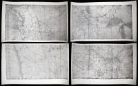 A Map of part of the Continent of North America...Showing Lewis & Clark's rout over the Rocky Mountains in 1805 on their route to the pacific from the United States. By William Clark