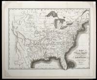 Map of the United States of America, Comprehending the Western Territory with the Course of the Missouri. Engraved for Bradbury's Travels