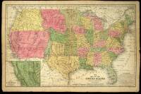 Map of the United States Engraved to Illustrate Mitchell's School and Family Geography