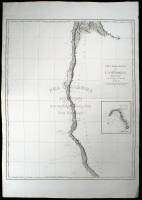 C&ocirc;te Nord-Ouest de l'Am&eacute;rique Reconnue par le Cape. Vancouver. 2e. Partie depuis 38o.15'. de Latitude Seple. et 237o.27' de Longitude jusqu&aacute; 45o.46' de Late. et 236o.15' de Longe.