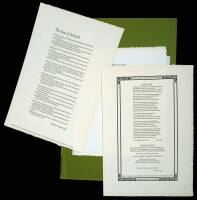 Poems in Broadside. Oyez First Series, Nos. 1-10