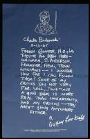 &ldquo;French Quarter, N.O., LA&rdquo; &ndash; memorial broadside poster