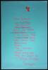 ''The Quarter New Orleans - '' - original hand-written poem, signed