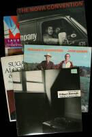 Collection of 5 spoken-word LP records, including readings by William S. Burroughs, and others