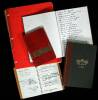 Collection of 6 Hand-written Journals, Diaries, Class Notebook, Sketch Book, etc.