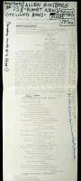 Planet News – Long Galley Proofs, partially hand-corrected in blue ink by Ginsberg and black ink with pencil notes by the publisher, Lawrence Ferlinghetti