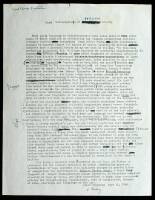 Some Metamorphosis of Personal Prosody &ndash; original typescript with holographic corrections, signed