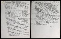 ''Paris Revisited'' - original manuscript