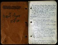 Orlovsky's personal hand-written diary / notebook from April 7 – June 1, 1956