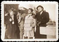 Original photograph of Jack Kerouac, Allen Ginsberg, William S. Burroughs and Hal Chase, while at Columbia University, 1945