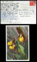 Signed postcard from Jonathan Williams to Jon Webb (of Loujon Press)