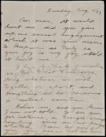 Autograph Letter from Jack London, to his future wife Charmian Kittredge