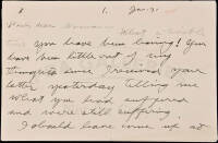 Autograph Letter from Jack London, to his future wife Charmian Kittredge