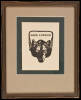 Framed Jack London bookplate
