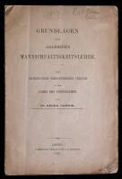 Grunlagen einer Allgemeinen Mannichfaltigkeitslehre. Ein Mathematisch-Philosopischer Versuch in der Lehre des Unendlichen