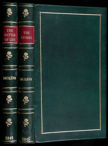 Lot of 2 leather-bound first edition titles