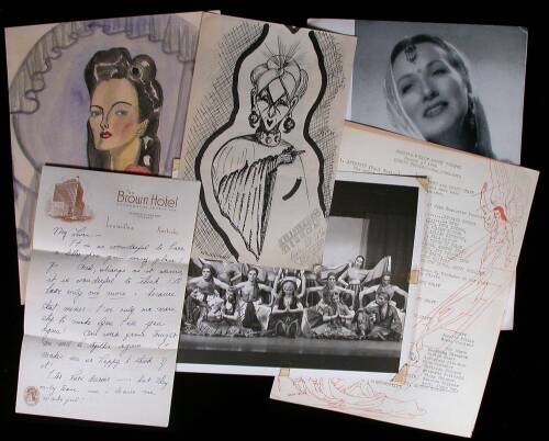 Archive of letters, photographs and other materials relating to La Meri (Russell Meriwether Hughes), ethnic dancer, choreographer and teacher