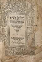 The hystory, writtone by Thucidides the Athenyan, of the warre, whiche was betwene the Peloponesians and the Athenyans, translated oute of Frenche into the Englysh language by Thomas Nicolls...