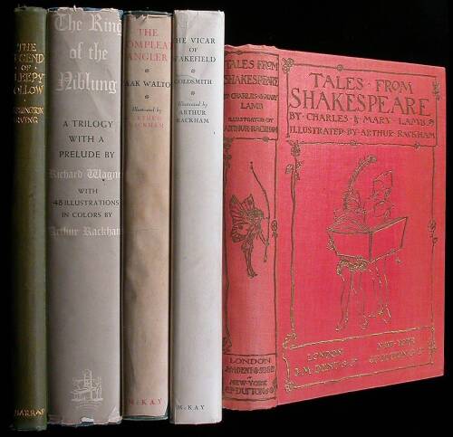 Lot of 5 books illustrated by Arthur Rackham