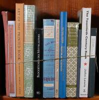 Lot of 13 volumes on books and book-making, and related bibliophilia