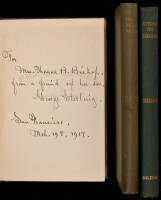 Three volumes by George Sterling, each inscribed and signed