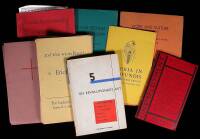 Lot of 18 pamphlets & booklets, some multiples, by or with contributions by Eric Gill