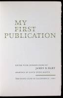 My First Publication: Eleven California Authors Describe Their Earliest Appearances in Print