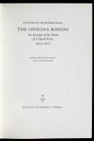 The Officina Bodoni: An Account of the Work of a Hand Press 1923-1977