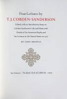 Four Lectures by T.J. Cobden-Sanderson