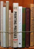 Lot of eleven volumes on printing and the books arts