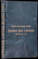 Great Western Type Foundry. Pony Specimen Book and Price List from Barnhart Bros. & Spindler Incorporated. Manufacturers of Superior Copper-Mixed Type