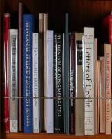 Lot of 17 volumes on Typography, Tyopographers, and the Typographic Arts