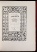 Printers Ornaments, Applied to the Composition of Borders, Panels and Patterns