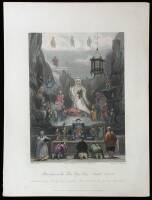 Collection of 98 steel-engraved plates from China, its Scenery, Architecture, Social Habits...
