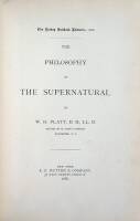 The Philosophy of the Supernatural