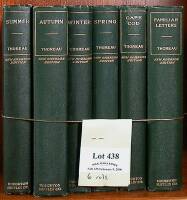 6 vols. Riverside Press - Henry David Thoreau