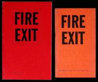 Fire Exit, Vol. I, Nos. 1-2 - each signed by Harrison