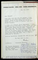 A Moveable Feast - with typed letter signed by Archibald MacLeish