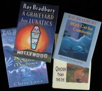 Lot of 4 titles - each with Bradbury's signature