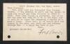 Typed index card signed by Fredric Brown, framed with photograph portrait of Brown - 2
