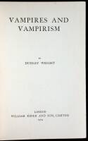 Vampires and Vampirism